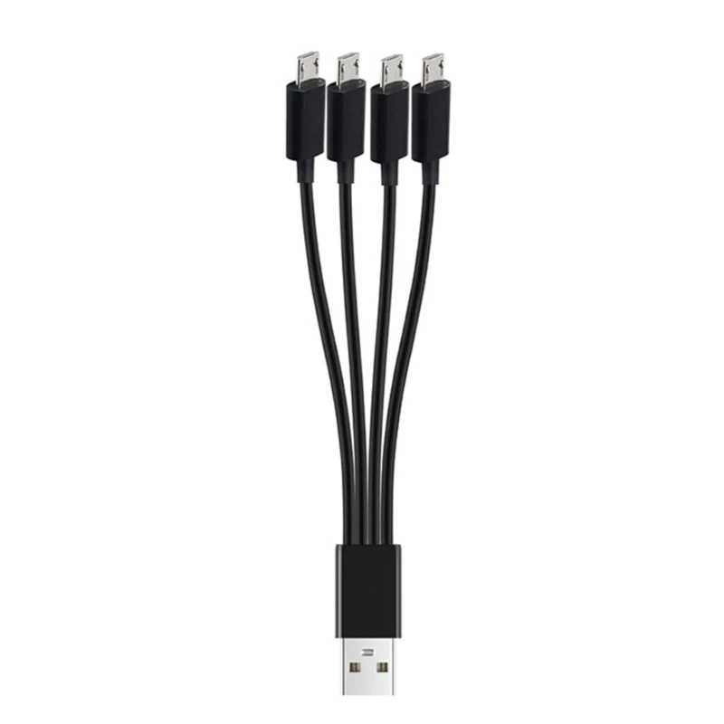 Micro USB Charging Cable 4 in 1 Multi For Multiple Devices 4 Tablets or Phones Simultaneously