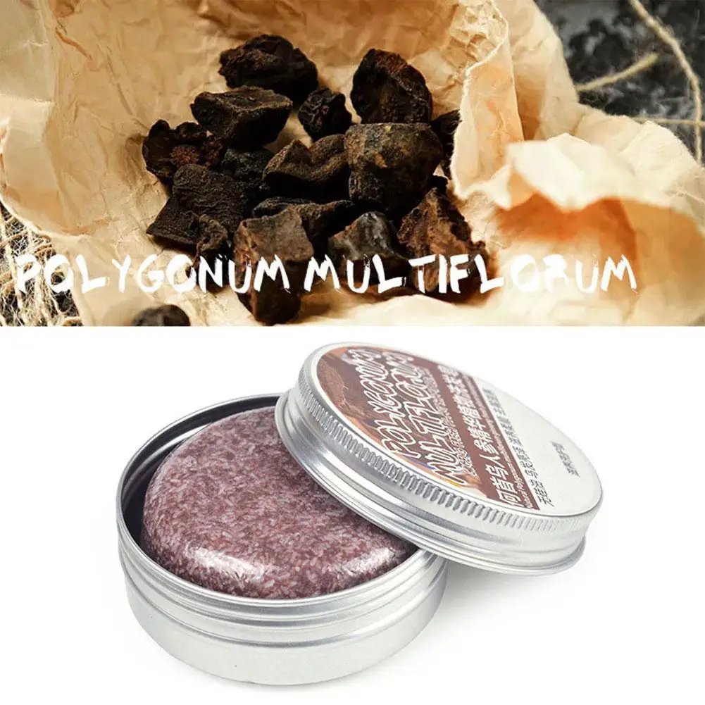 

Natural Polygonum Multiflorum Soap Shampoo Organic Essence Mild Formula Hair Shampoo Antipruritic Oil Control Handmade Soap