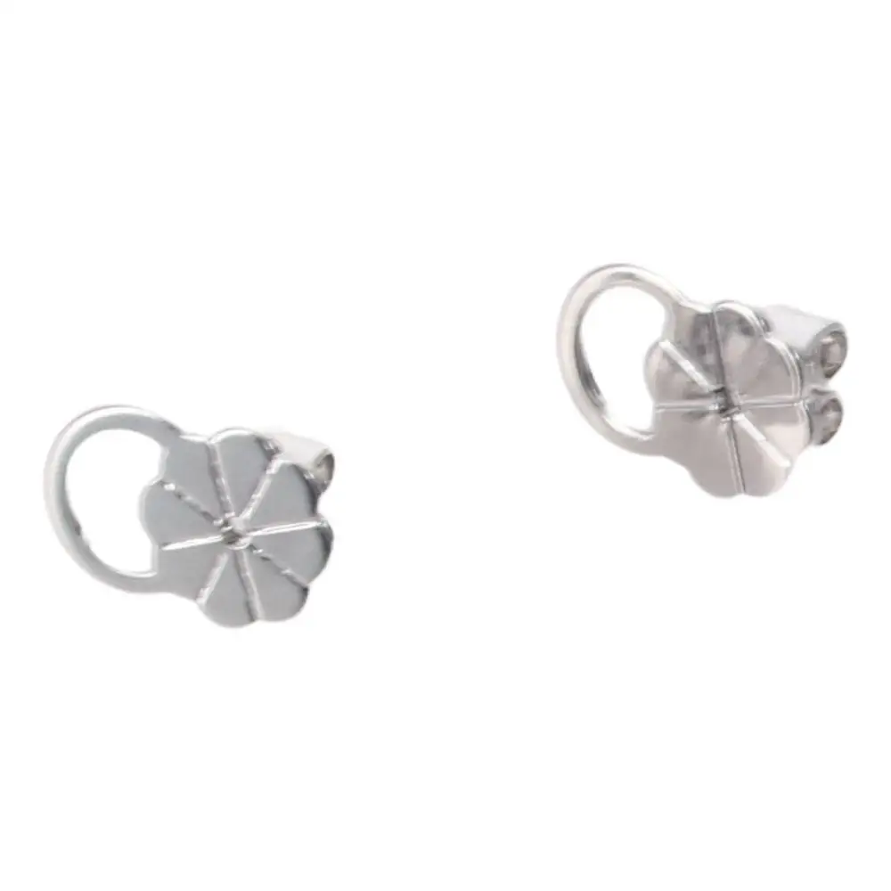 Plum Blossom Ear Plug Earring Backs Gold Earring Lifter Backs White Gold Copper Secure Backers For Studs