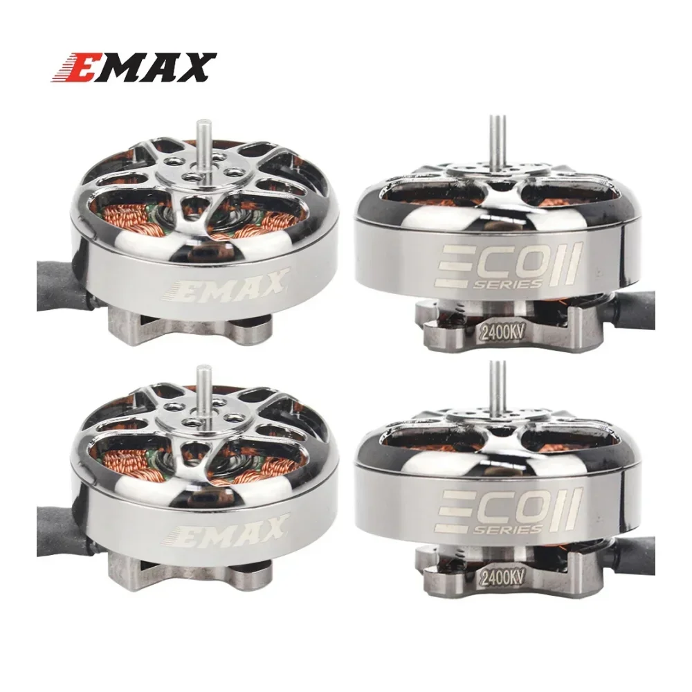 

4pcs Emax ECOII-2004 1600KV 2000KV 2400KV 3000KV 3-6S RC Lipo 3mm Shaft Brushless Motor For Multirotor FPV Drone Quadcopter