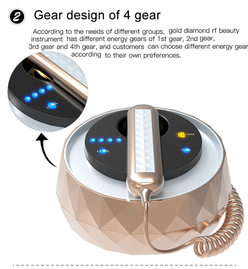 Máquina de belleza RF 3 en 1: dispositivo de lifting facial y corporal con radiofrecuencia