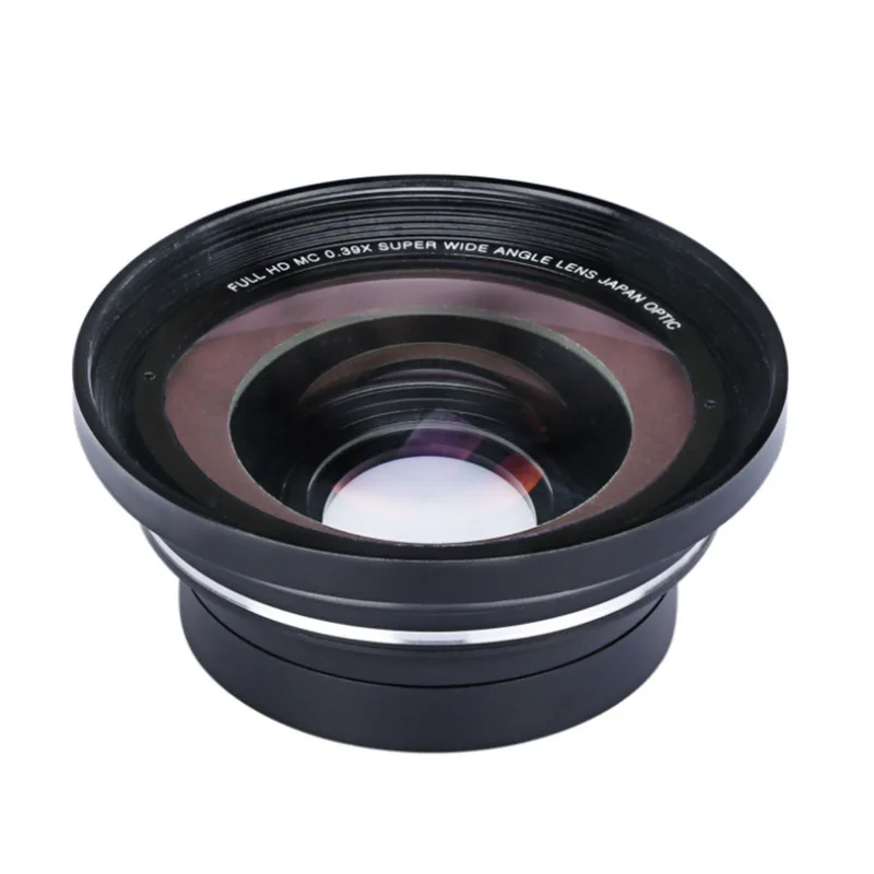 Macro professionale da 37 mm + obiettivo grandangolare da 72 mm 0,39X Full HD per videocamera 4K - Image 5