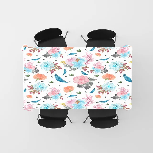 Romantic Floral Tablecloth 5