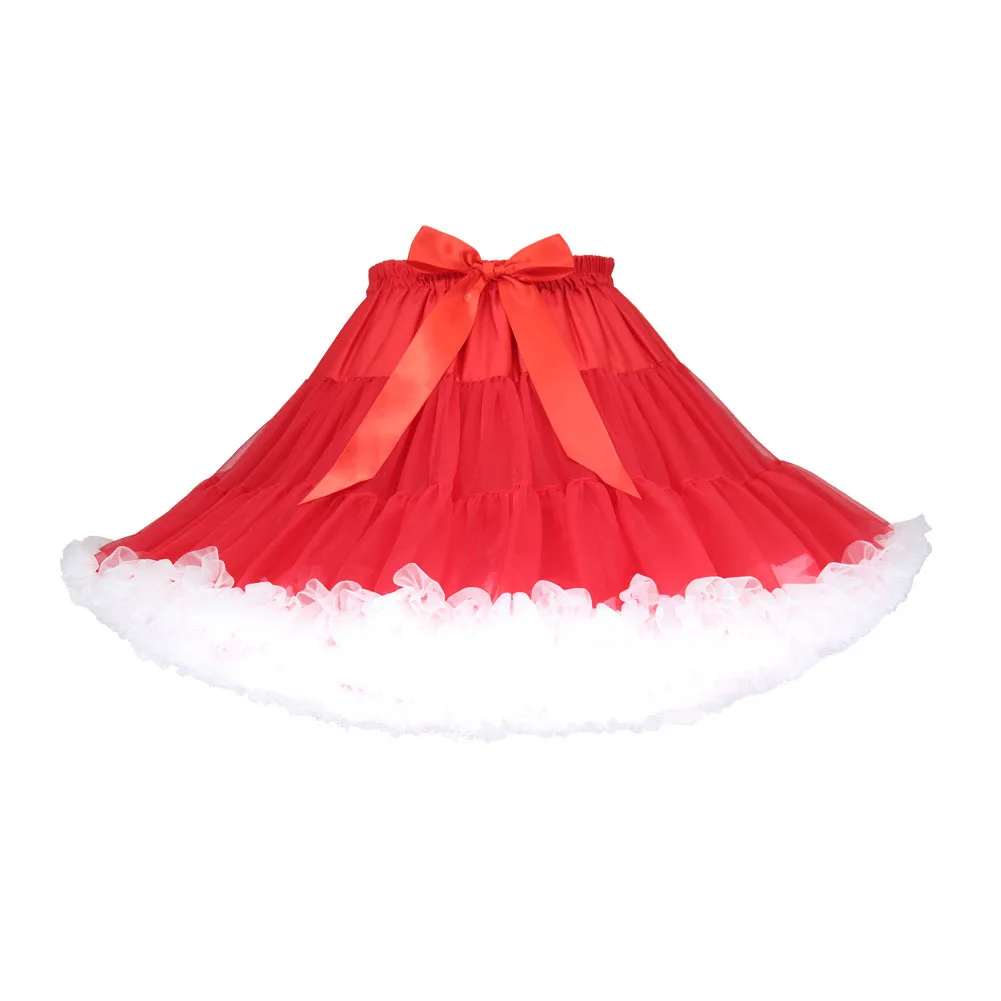 Women Ballgown Multi Color Underwear Cosplay Petticoat Underskirt Tutu Skirt Crinoline