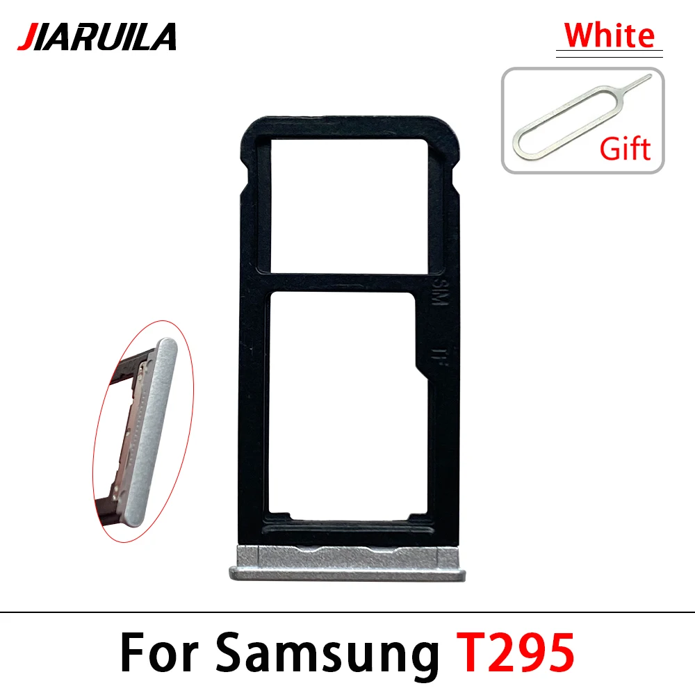 삼성 탭 A 8.0 2019 T295 T290 SM-T290 SM-T295 A 10.1 SM-T510 T515 T500 T380 T385 T285용 심 카드 슬롯 트레이 홀더 수리
