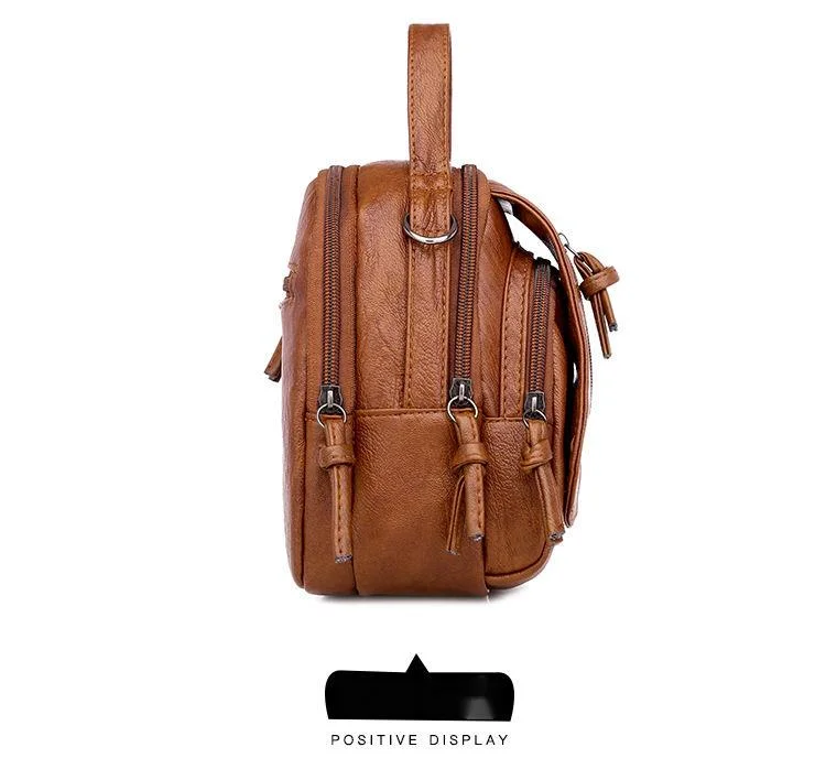 New bag for women's crossbody bag, fashionable and trendy mobile phone bag, soft leather feel, multiple compartments, single shoulder bag, zero wallet_voghion.com