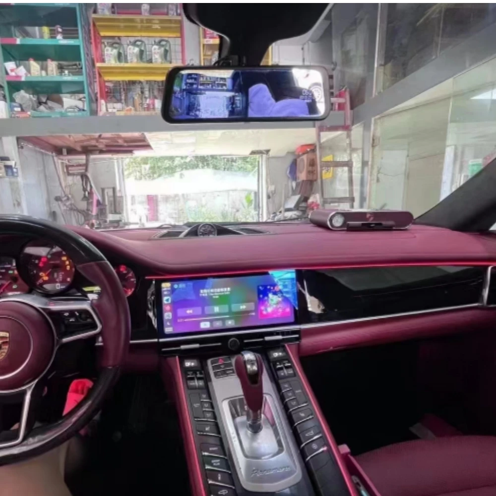 Autoradio Android 12 Da 12.3 Pollici Per Porsche Panamera 2011-2017 Ricevitore Stereo Automatico Di 5 Gen Lettore Multimediale Gps Unità Principale Ca