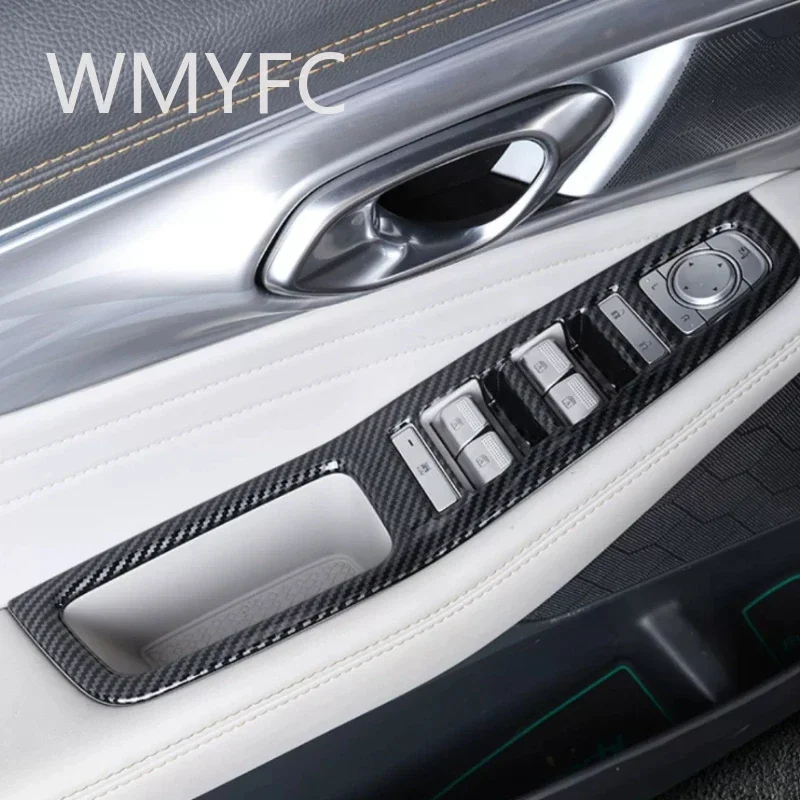 

Для Trumpchi GAC GS8 2022- 2024 аксессуары для интерьера автомобиля дверь подлокотник окно переключатель Защитная панель Крышка отделка Стайлинг