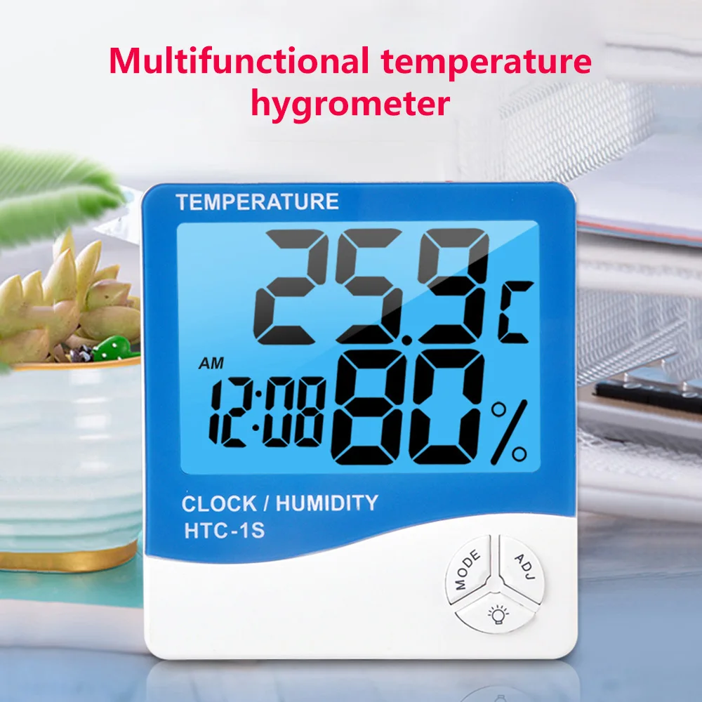 HTC 1 HTC 1S Environment Thermometer LCD Temperature Humidity Clock ...
