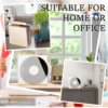 Vinyl Record Storage Holder Transparent Acrylic Solid Wood Display Holder Tape Books Files Storage Organizer Desk Storage Shelf 6
