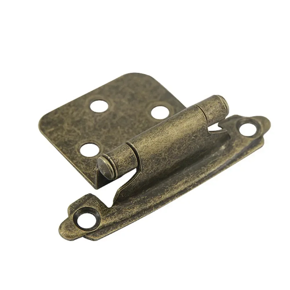 Self Closing Overlay Flush Cabinet Hinge Heavy Duty Door Cupboard Hinges For Household Decor Hardware furniture hinge cabinet door hinges cabinet hinges 10pcs