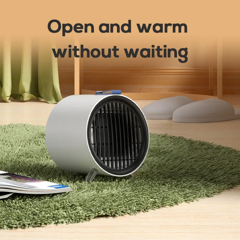 500W Electric Heater Portable Desktop Fan Heater Heating Warm Air Blower Mini Radiator Home Office Warmer Machine for Winter heating furnace oven heater core for inno view 3 5 7 view3 view5 view7 v3 v5 v7 fusion splicer machine