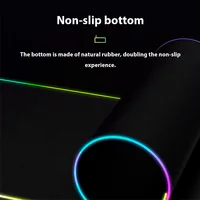 Gaming Mouse Pad Large RGB  Mouse Pad For Gamer Types LED Computer Mouse Accessories Big Desktop Carpet For Mechanical Keyboard - Image 4