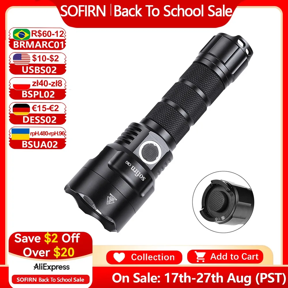sofirn　ハンドライト　ウィンターカスタム　21700／18650 sofirn ハンドライト ウィンターカスタム 21700／18650 sofirn