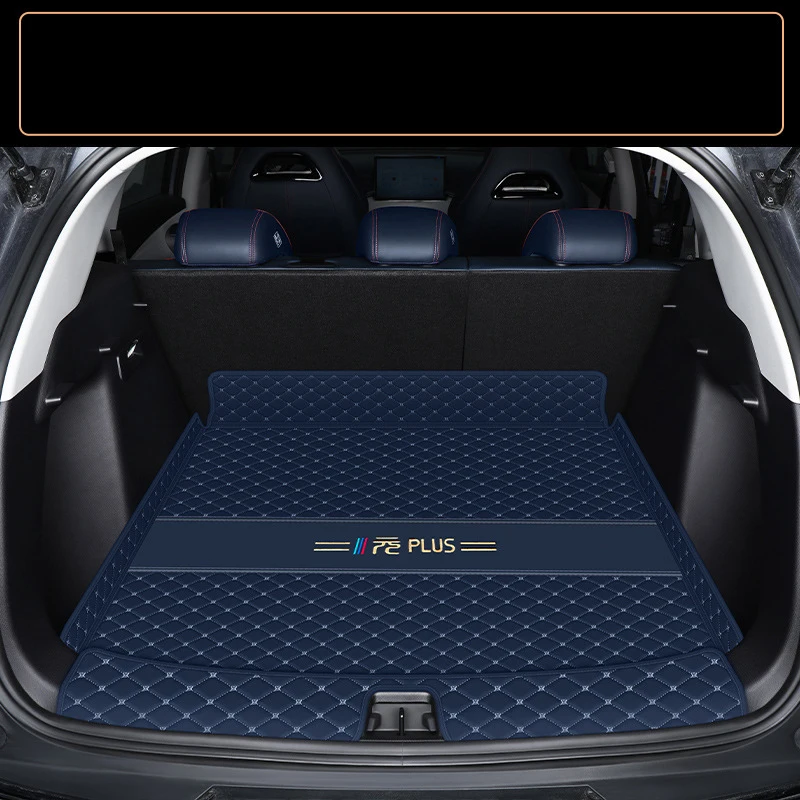 Car Trunk Mats For BYD ATTO 3 YUAN PLUS Waterproof Leather Trunk Protector Pad Protective Mats Interior Accessories