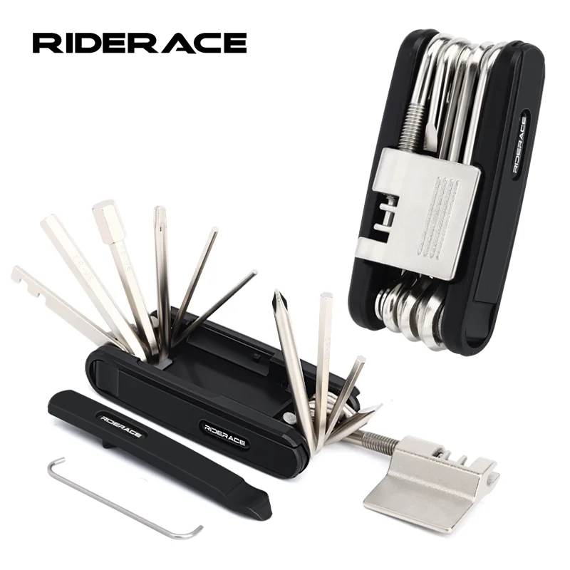 

13 в 1 велосипедный многофункциональный инструмент разделитель цепи резак шестигранный спицевой ключ отвертка рычаг для шин набор инструментов Портативные Инструменты для ремонта велосипеда