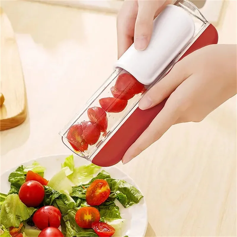 Multifunction Fruit Cutter Tomato Grape Cherry Slicers Vegetable Salad  Cooking Chopper Cake Decoration Tools Kitchen Accessories
