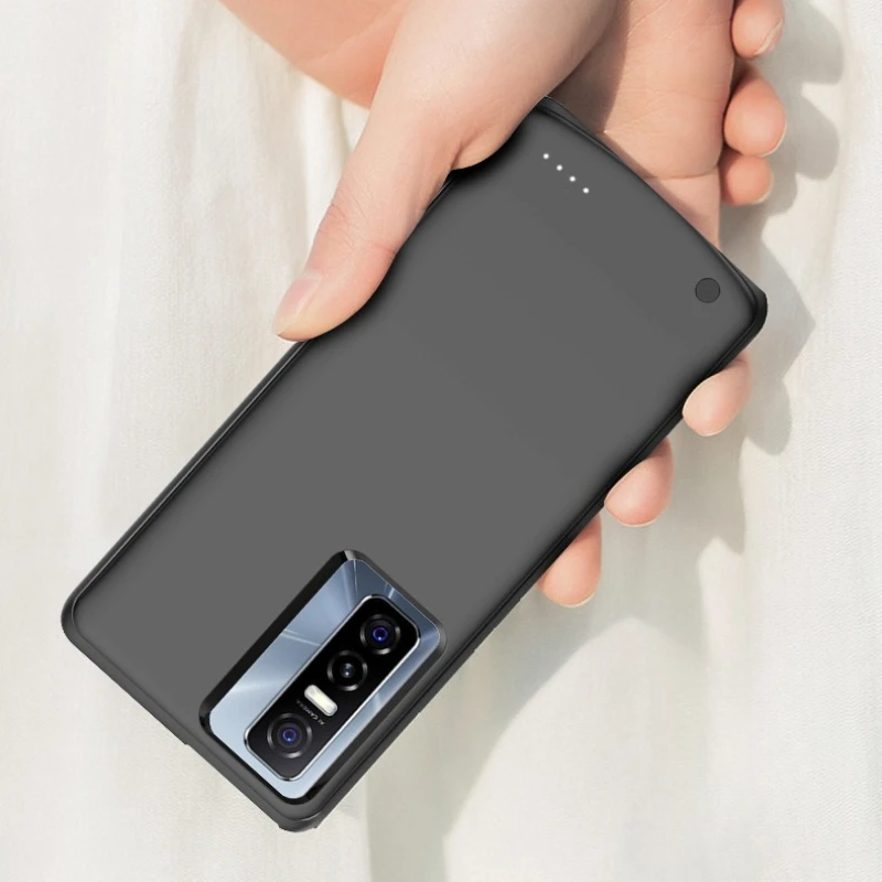 10000mAh Vivo Y70s용 백 클립 배터리 Y73S/Y97/Y51S/Y30/Y53S/Y78 무선 보조 배터리 백 클립 배터리