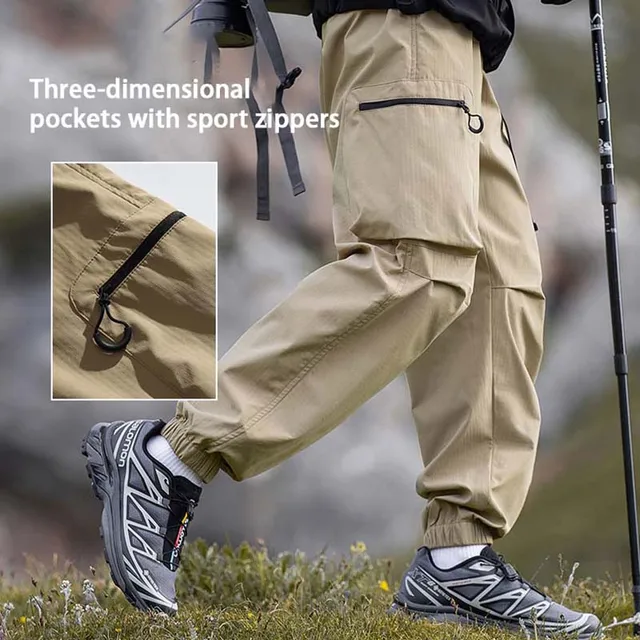 Men’s Windproof & Rainproof Outdoor Hiking Pants 6