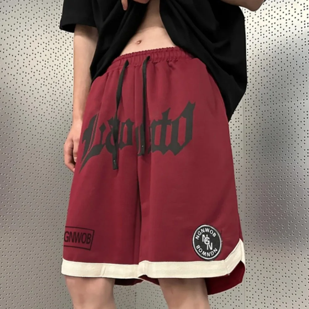 Shorts Men's Basketball Sports Casual Pants Trend Loose Wide-leg All-match Five-point Comprehensive Training Shorts