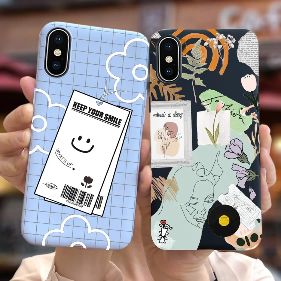 Stylish Art Painted Soft TPU Phone Case Cover Bumper