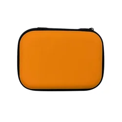 Retro Handheld Game Console Protective Carrying Case & Travel Storage Bag (Orange)