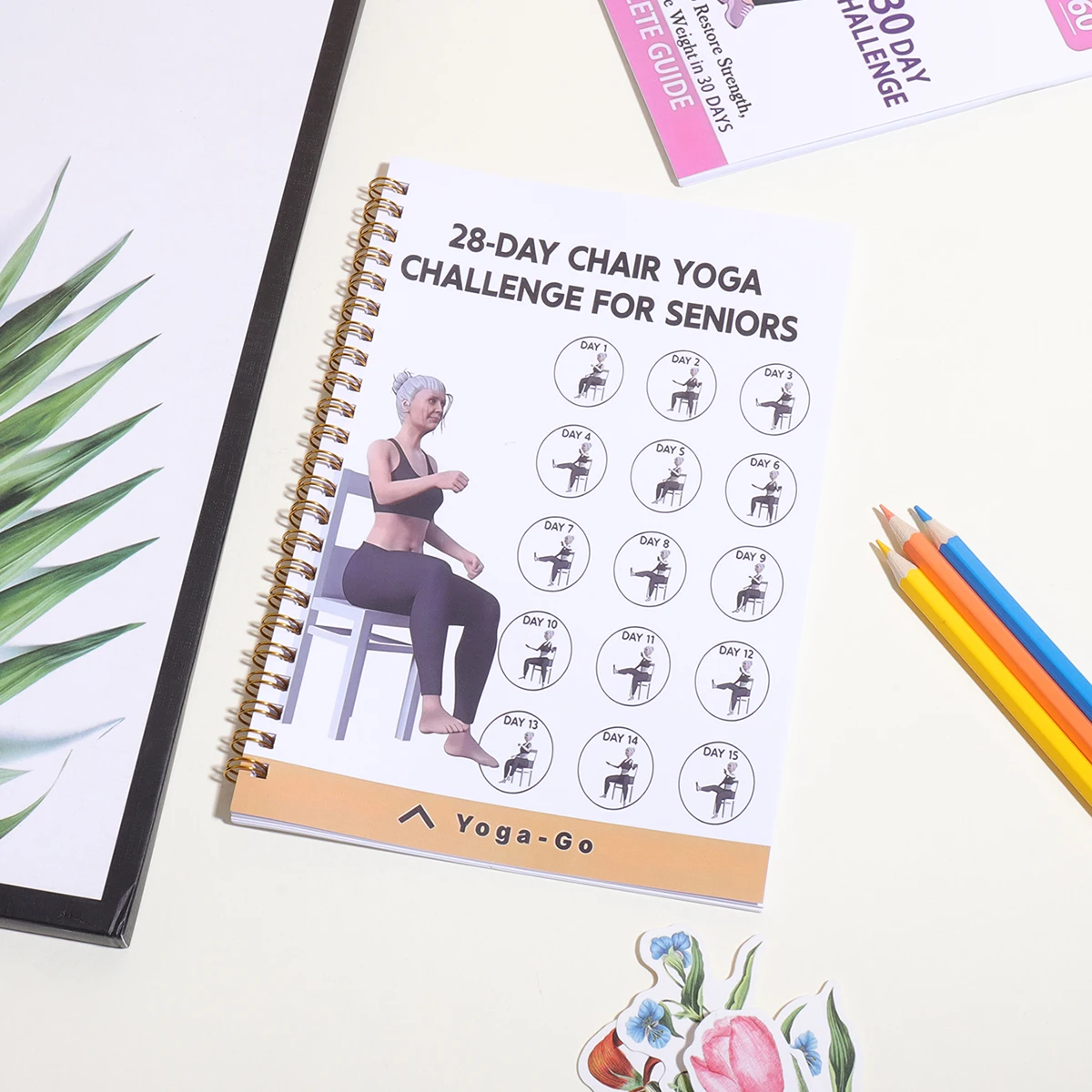 28-30-Tage-Stuhl-Yoga-Handbuch: Gewichtsverlust, Muskelkraft, Flexibilität – Anfänger-Sitzübungs-Buch für Senioren & Erwachsene – Detail 9
