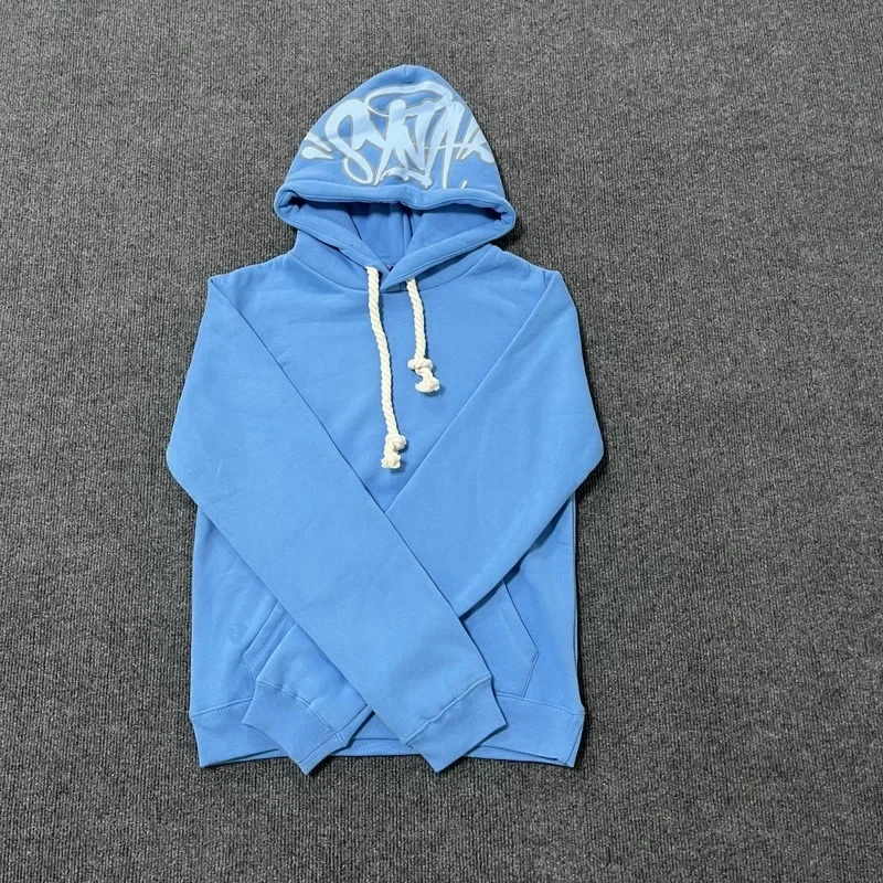 Street Brand Fashion Casual Tracksuits Tops Long Pants Set Winter Cotton Hip Hop Men Women Hooded Sweatshirt Sports Trousers 3