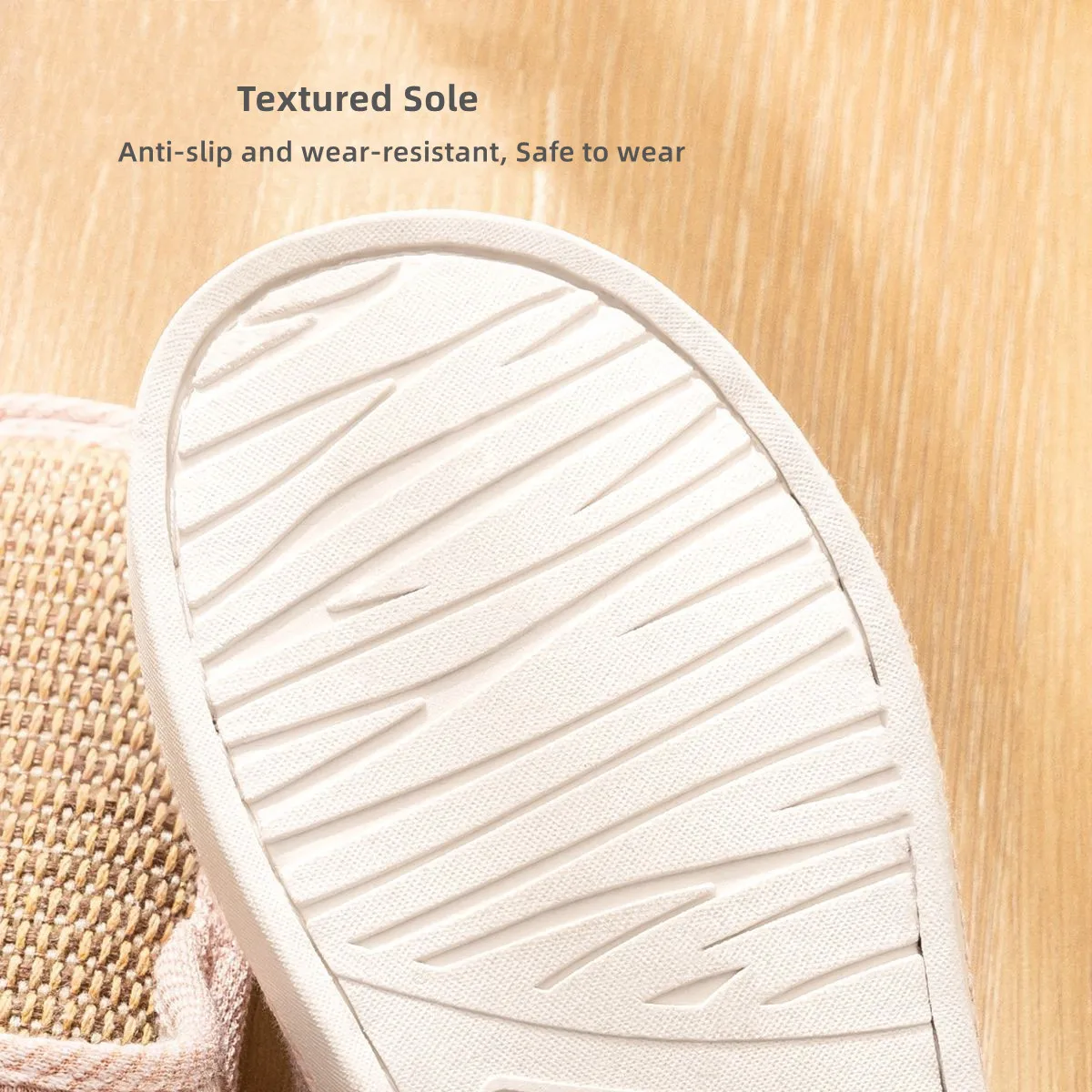 Breathable Open Toe Slippers - Non-Slip Indoor Slides for Men and Women