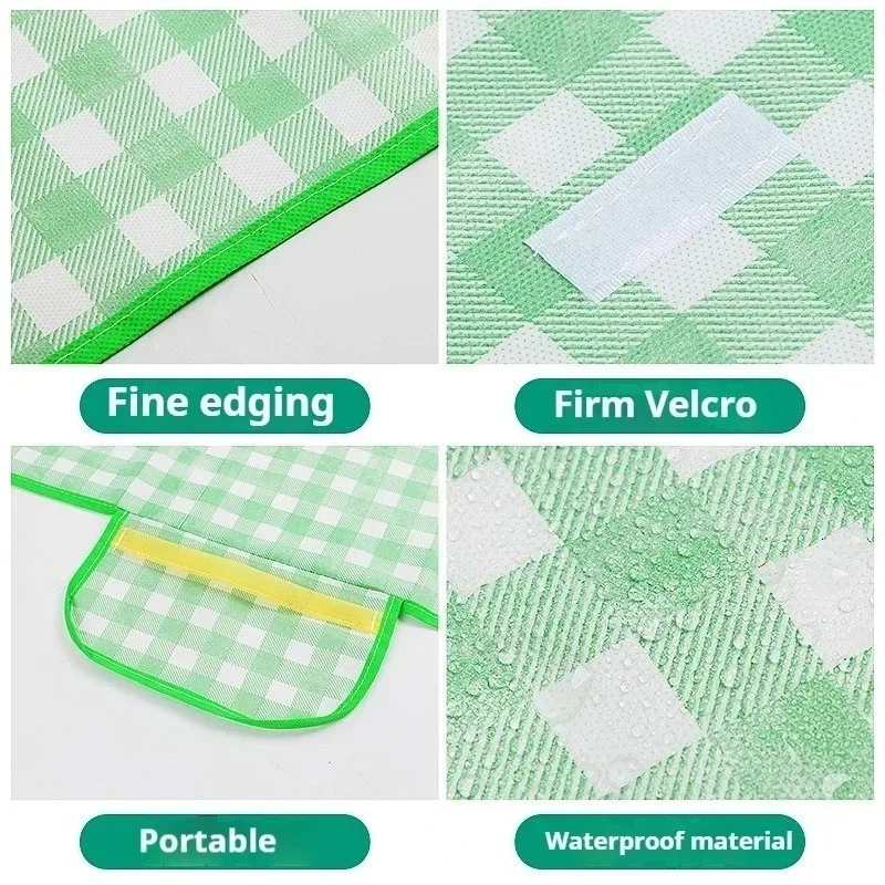 Outdoor Picnic Mat Waterproof Moisture-Proof Camping Ground Mat Thickened Picnic Blanket for Outdoor Activities and Grass Land 4
