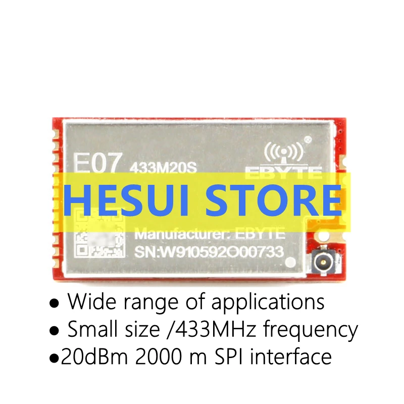 Cc1101 Modulo Wireless 433Mhz Trasmissione Dati E Ricetrasmettitori Comunicazione Rf Di Grado Industriale E07-M1101S/433 M20S