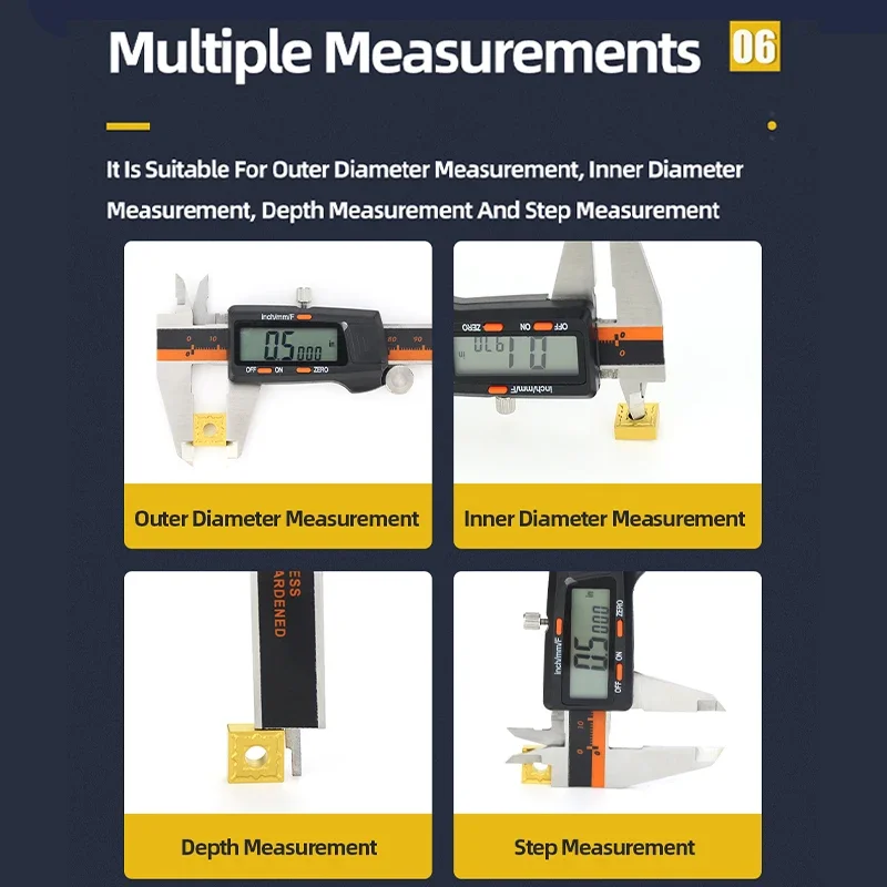 디지털 Pachymeter 버니어 캘리퍼스 측정 도구, 전문 디지털 Pachymeter 전자 눈금자, 분수 금속 켈리퍼