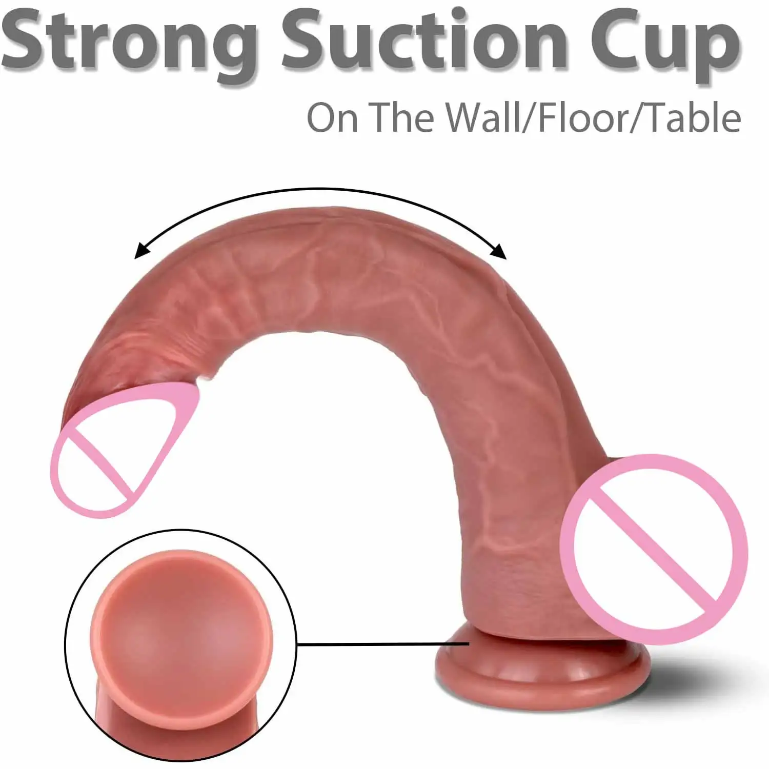 Big Penis Realistic Dildo Double Penetration Thick Huge Anal Plug Soft Vagina Masturbator Fake Dick Sexy Adult Sex Toy for Women