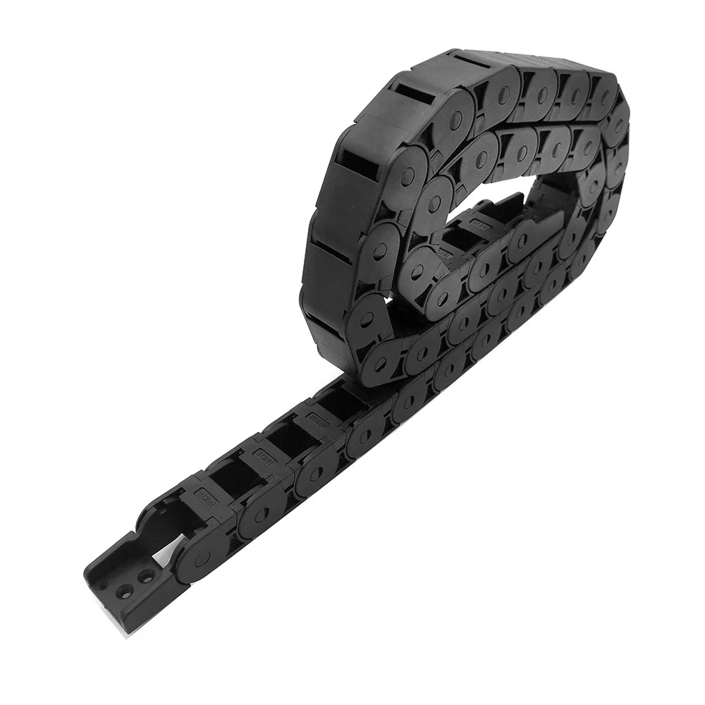 JFLO 1 Meter 15 Series Drag Chain Wire Carrier Cable Holder Protection Towline For CNC Tools Semi-enclosed Type Interior Opening