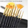 15PCS Watercolor Artist Paint Brushes Set Nylon Hair Wood Handle for Acrylic Oil Painting Art Supplies for Kids Adults 2