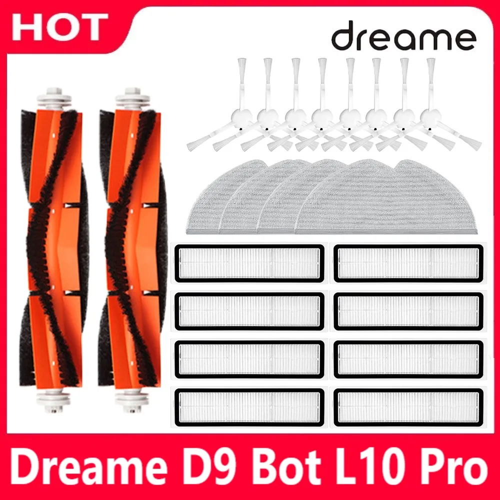 Xiaomi Dreame D9 Dreame Bot L10 Pro Main Side Brush Mop Cloths Hepa Filter Trouver Robot LDS Vacuum-Mop Finder Spare Parts
