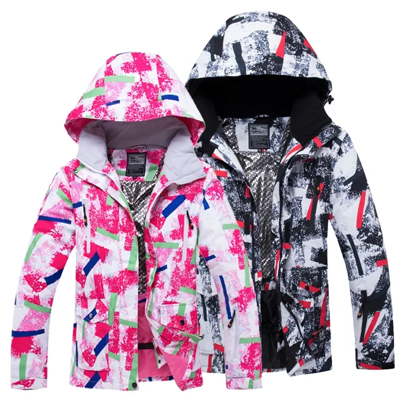 Couple style ski suit windproof and waterproof single and double board ski suit