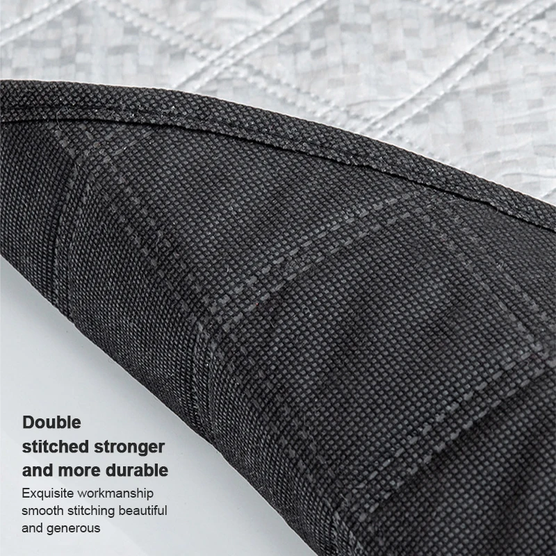 SEAMETAL Large Windshield Snow Shield 9-Magnet Front Window Protection Cover Waterproof Winter Car Snow Cover for Suv Sedan Mpv