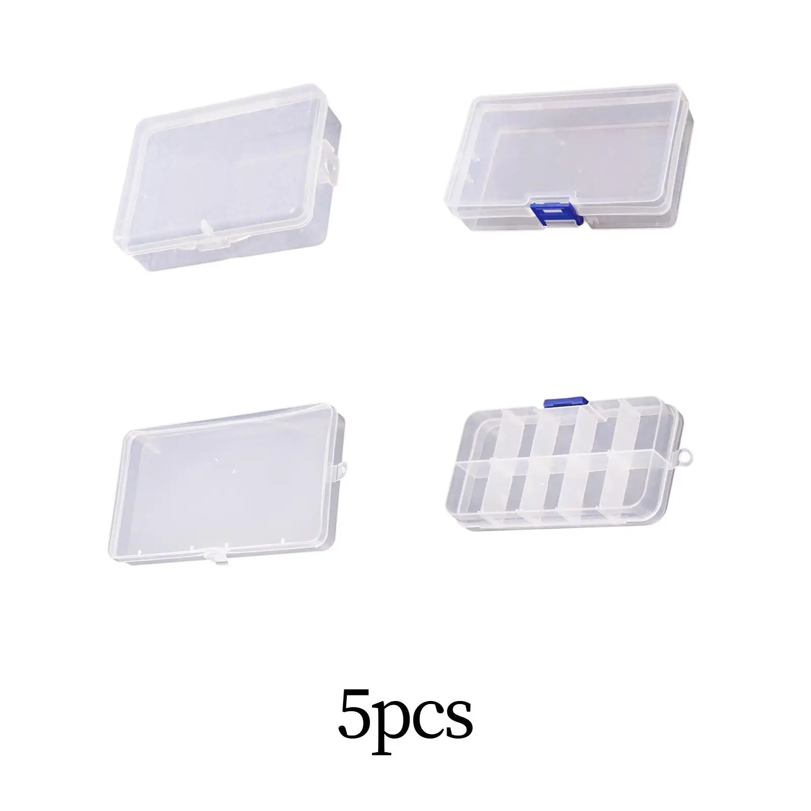 5inpack Keyboard Switch Storage Box Lock Design Transparent Moistureproof Waterproof Holder