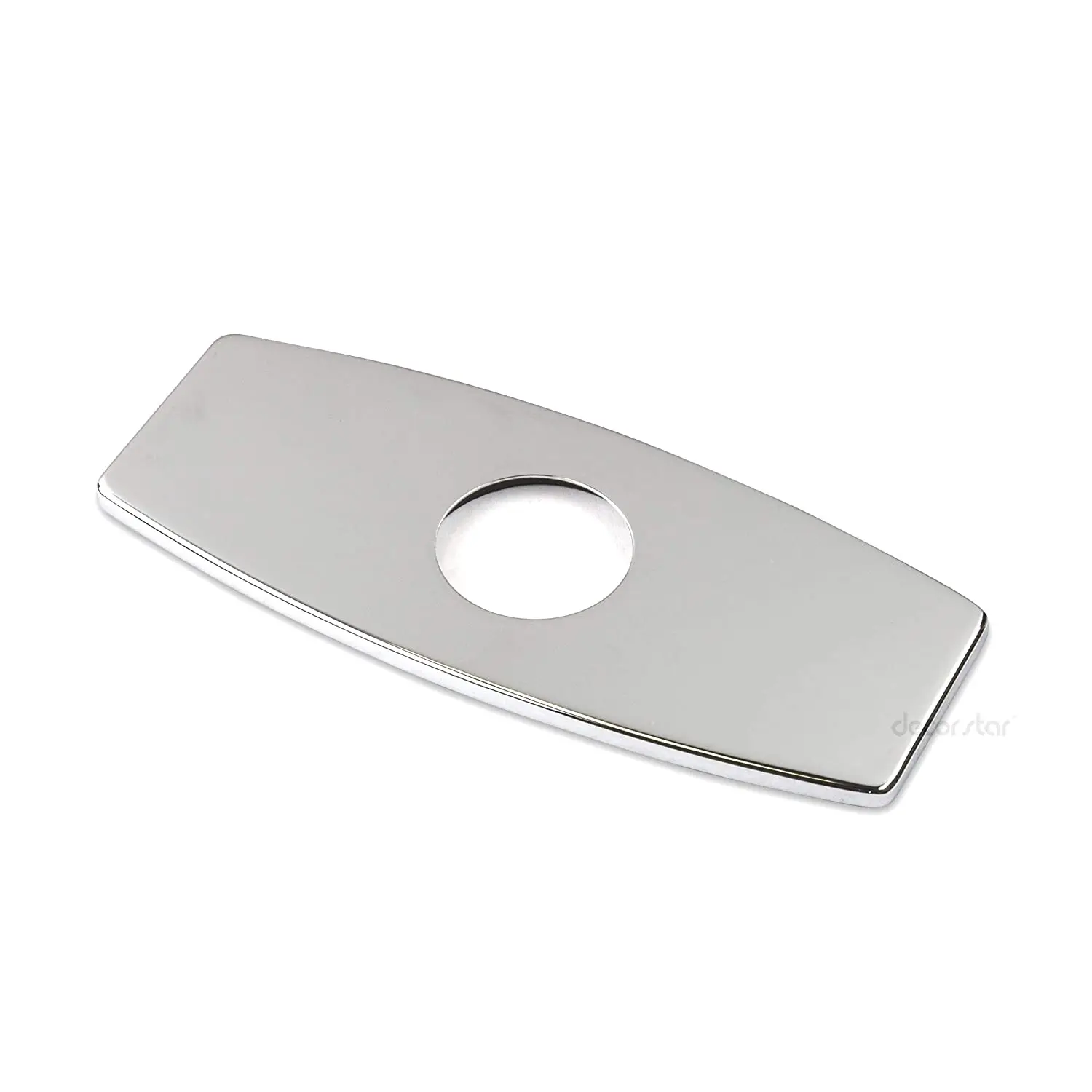 Wovier 6" 3-to-1 Diamond Kitchen Faucet Hole Cover Deck Plate Bathroom Kitchen Sink Faucet Hole Cover Deck Plate Escutcheo