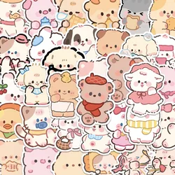 100PCS Adorable Bear Stickers for Scrapbooking and DIY Projects (100PCS)