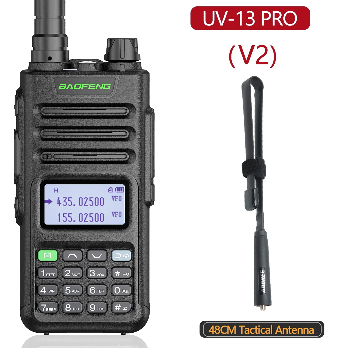 2022 Baofeng UV-13 PRO Walkie Talkie 10W 8800mAh Type-C USB Dual Band Transceiver Ham Radio UV-10R 13PRO Amateur CB Radio UV-5R walkie talkie 10 km Walkie Talkie