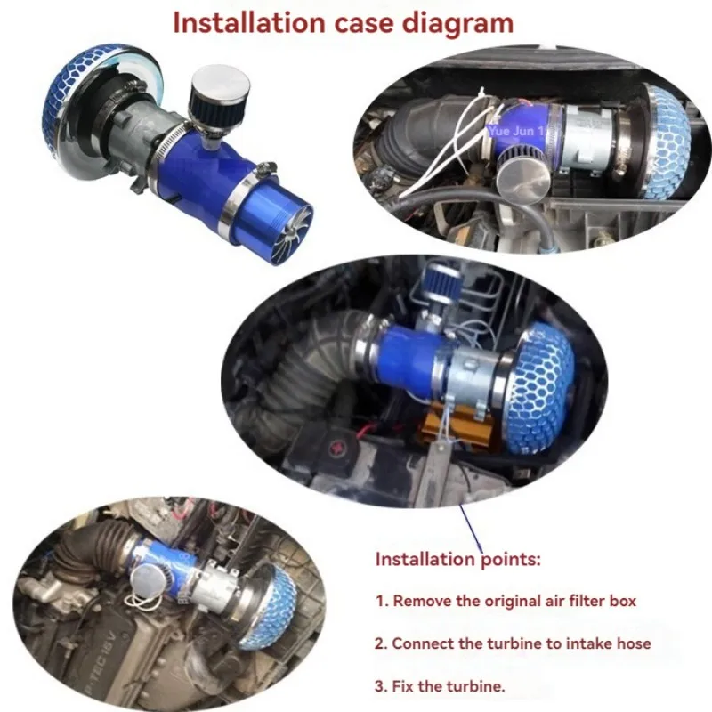 Turbocharger Electric Turbine Car General Intake Modified Parts Power Lift