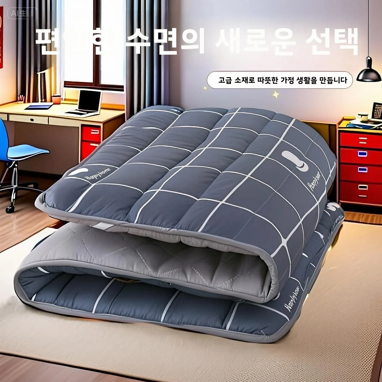 두꺼운 따뜻한 다다미 매트 학생 기숙사 싱글 침대 매트리스 홈 침실 소프트 패드 수면 이불 폴리에스테르 원단 세탁 가능