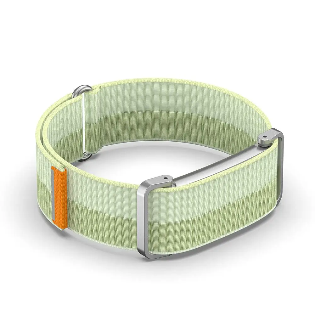 Breathable Woven Nylon Watch Strap with Adjustable Metal Frame – Sport Wristband