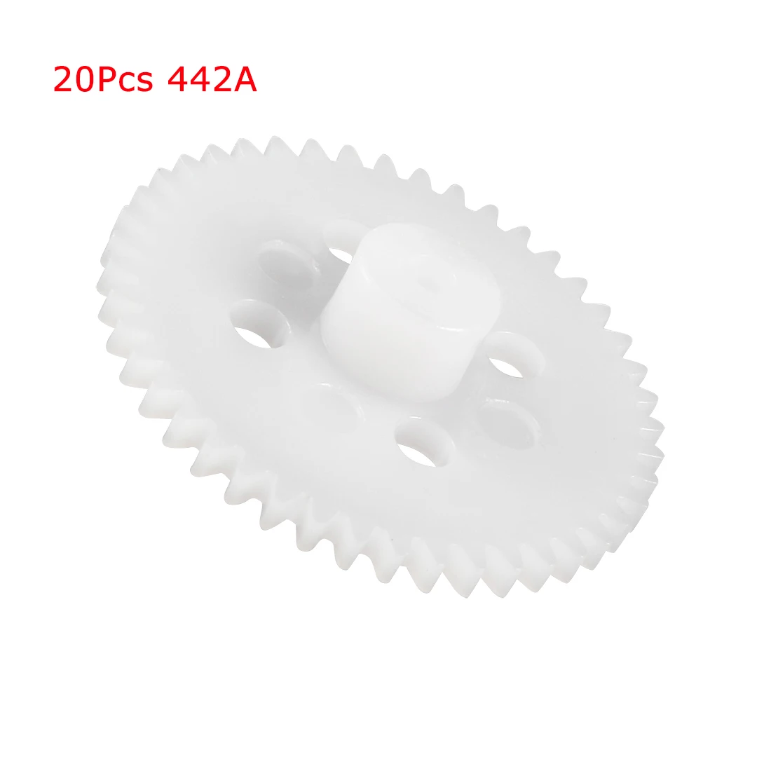 100 Pcs Engrenages Droits Plastique - Module 0.5, 28 Dents, Alésage 2mm - Neufs