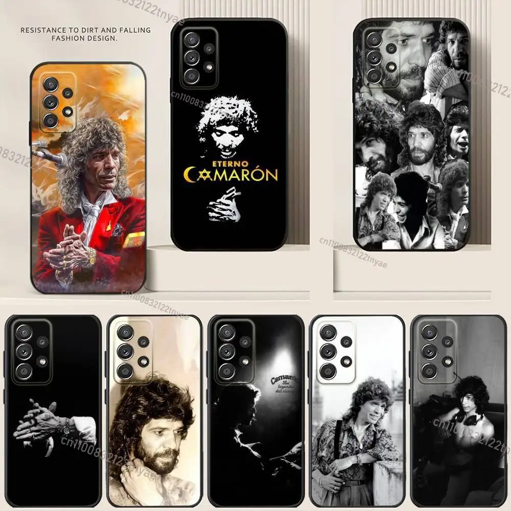 Camaron De La Isla Black Soft Silicone Phone Case