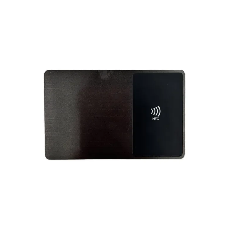 무광 블랙 / 화이트 / 골드 / 실버 / 브러시드 블랙 NFC 메탈 디지털 명함 블랭크 13.56MHz 비접촉식 NFC 명함
