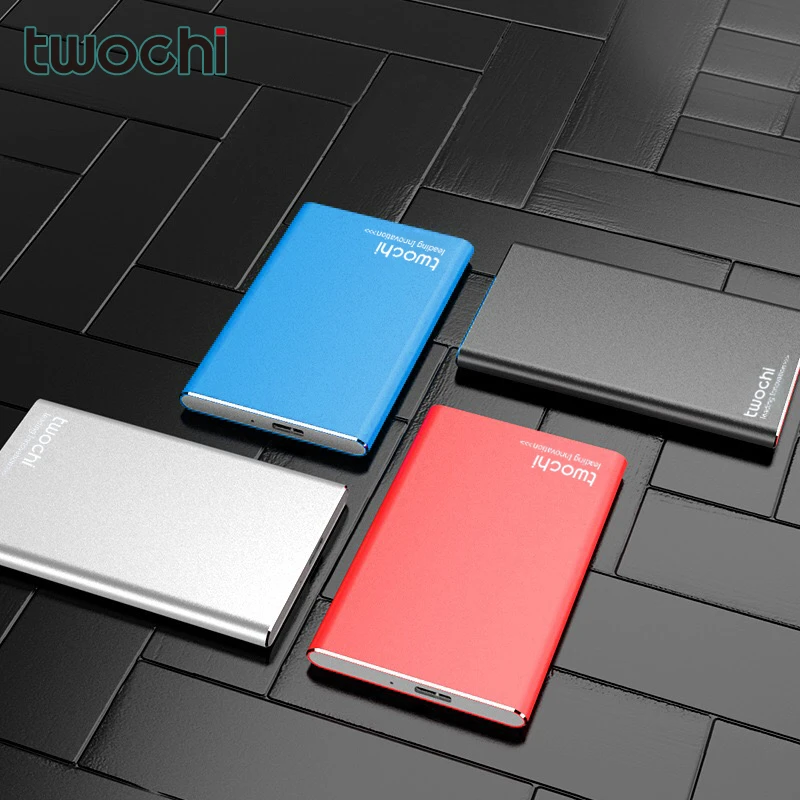 TWOCHI 2TB 1TB HDD 2.5" SATA USB3.0 External Hard Drive,500GB Portable Hard Disk HD Externo for PC PS4 PS5 XBOX360 TV external hard drive for laptop