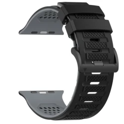 Two - Tone Breathable Sport Band - Silicone Strap - S11 10 - 46MM (BH)